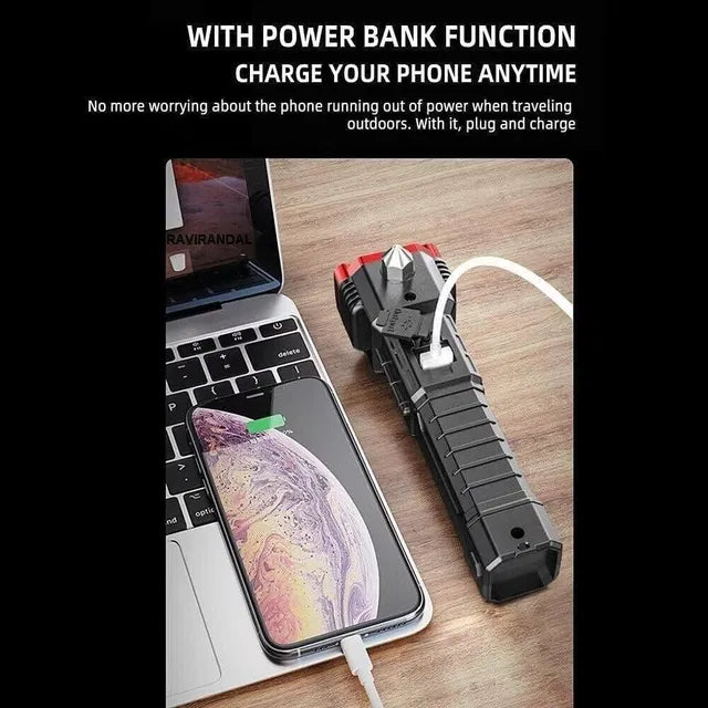 8-in-1 Tactical Survival Flashlight