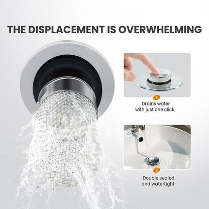 Universal Stainless Steel Pop-Up Drain Filter