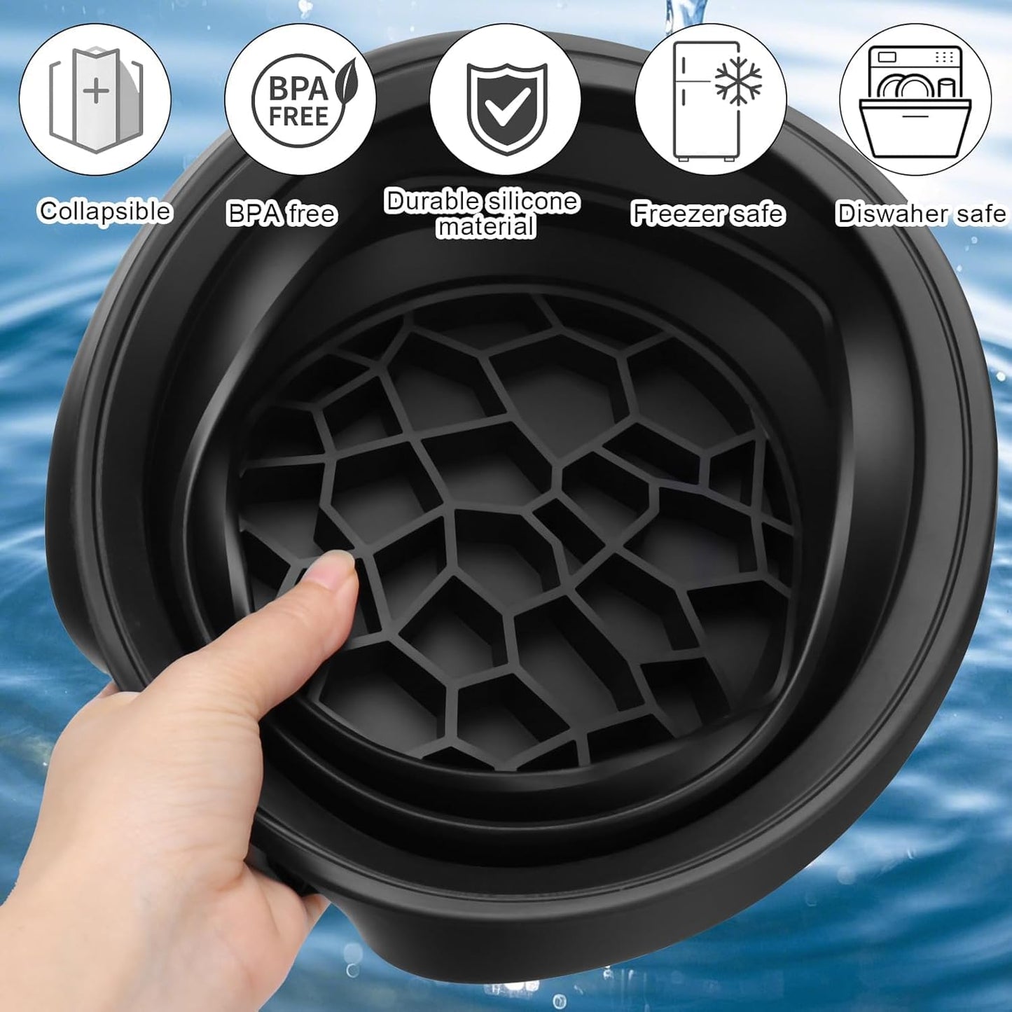 AeroChill™ Collapsible Silicone Ice Bowl