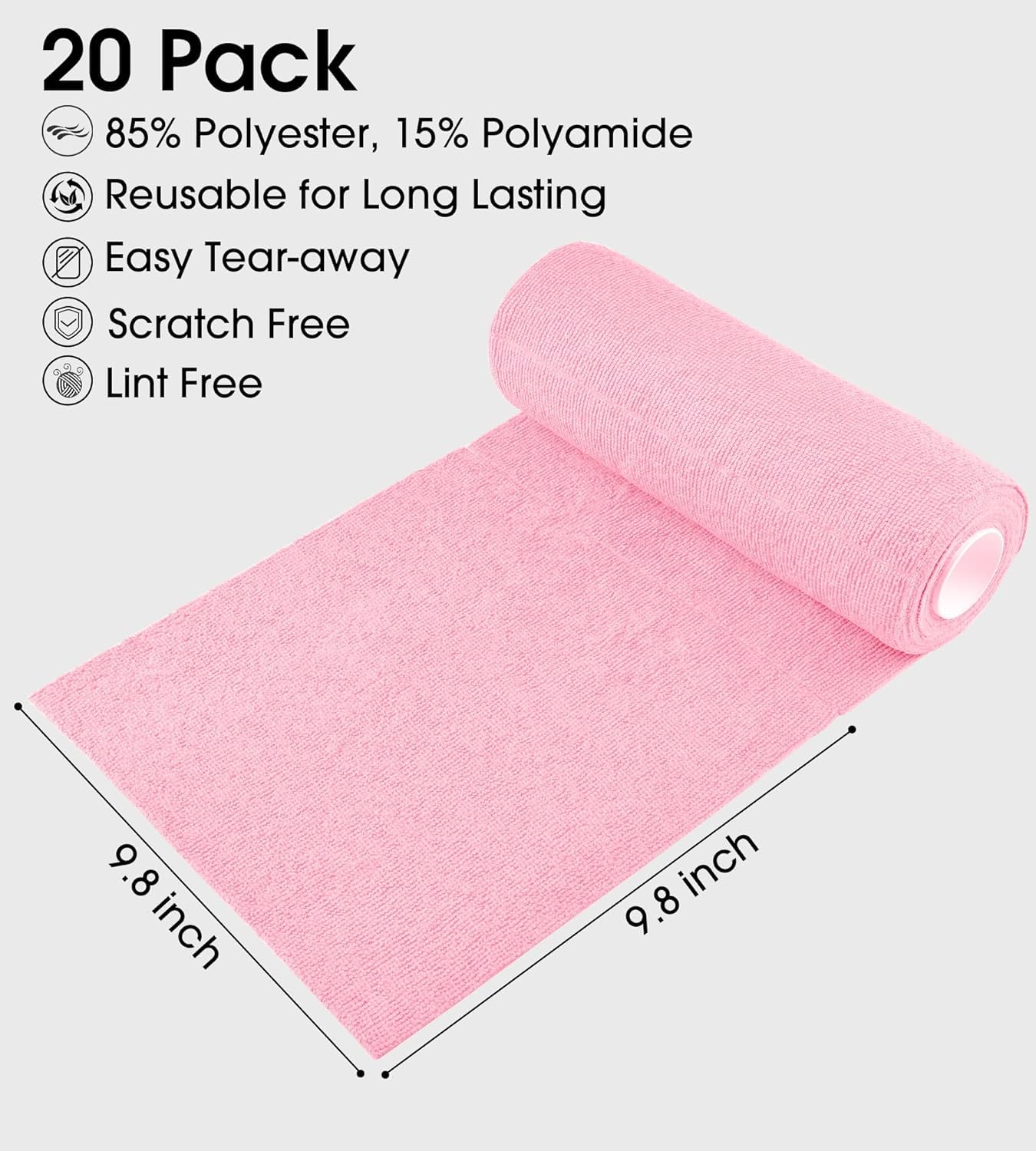 MagneWipe™ Reusable Microfiber Cleaning Roll