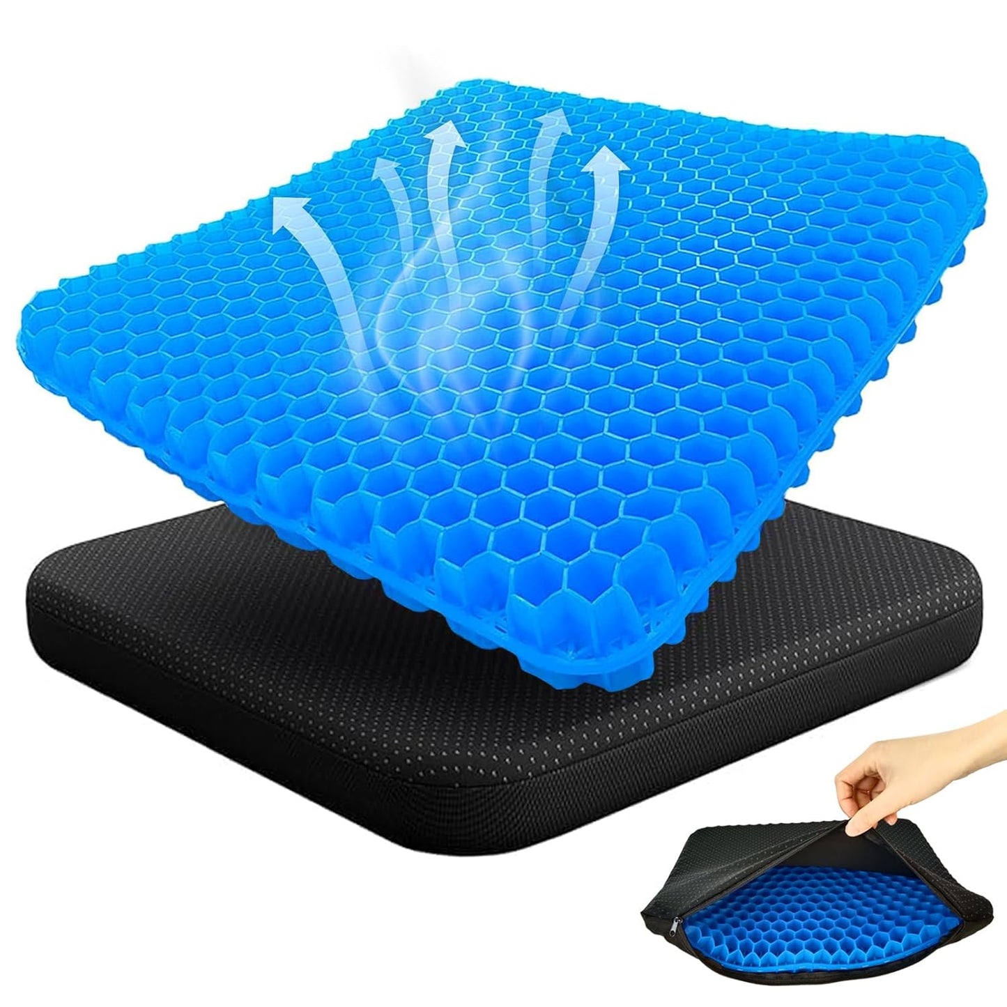 CloudSit™ Ergonomic Honeycomb Gel Cushion
