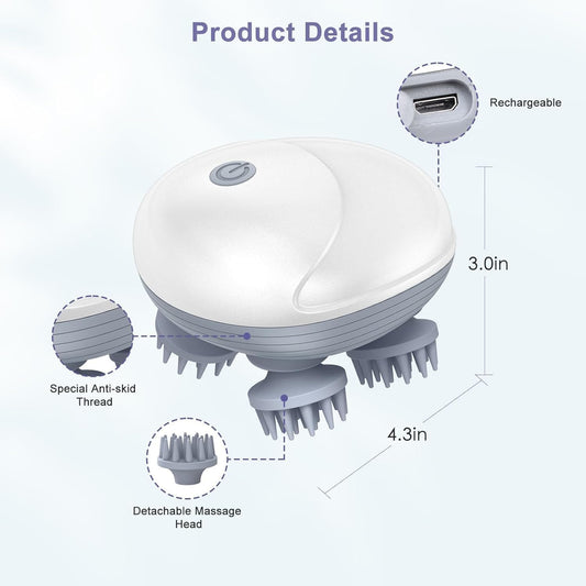TrichoTherapy™ 3D Electric Head & Scalp Massager