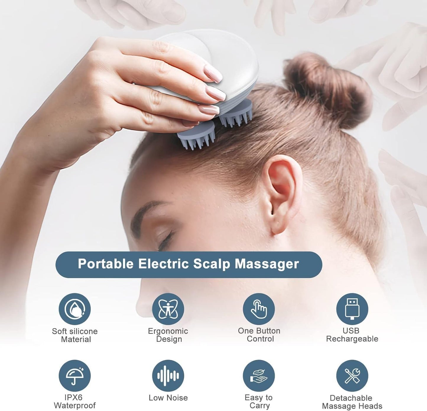 TrichoTherapy™ 3D Electric Head & Scalp Massager