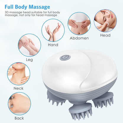 TrichoTherapy™ 3D Electric Head & Scalp Massager
