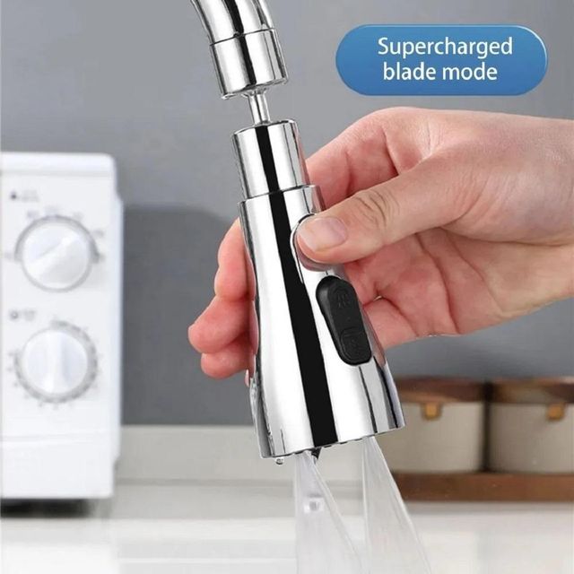 3-Mode 360° Rotating Kitchen Faucet Extender