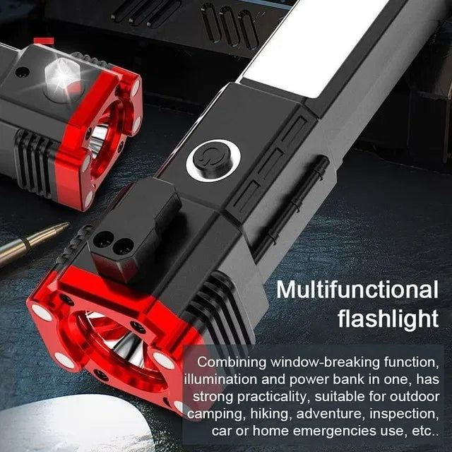 8-in-1 Tactical Survival Flashlight