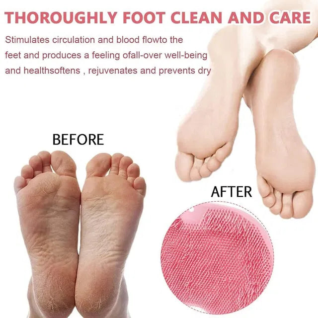 Premium Silicone 2-in-1 Body & Foot Scrubber