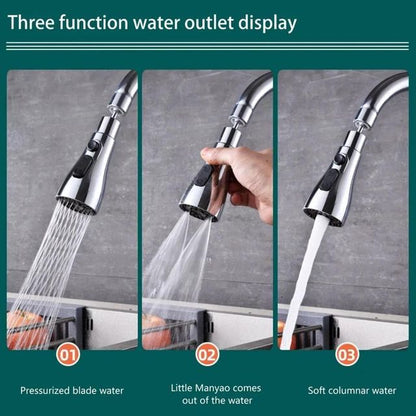 3-Mode 360° Rotating Kitchen Faucet Extender